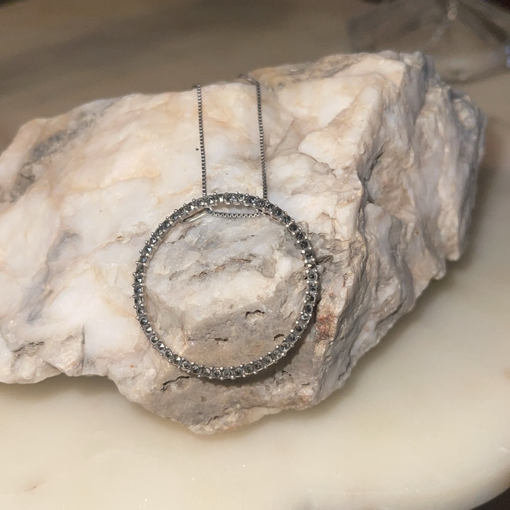 Sterling Silver Circle Of Life Necklace